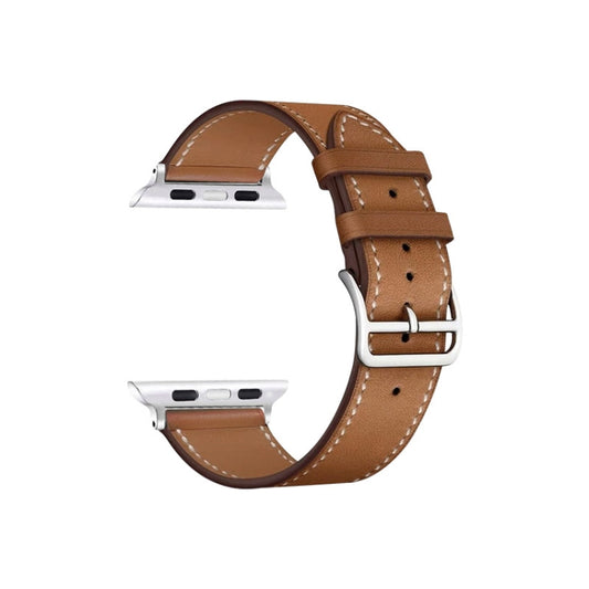 For Apple Watch Series 8 45mm imak PG1 Series Leather Watch Band(Brown) by bashfashion