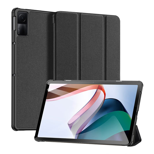 For Xiaomi Redmi Pad 10.61 DUX DUCIS Domo Series Magnetic Flip Leather Tablet Case(Black) by DUX DUCIS