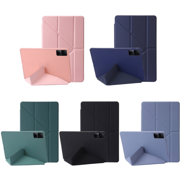 For Xiaomi Redmi Pad 10.6 Deformation Silicone Leather Tablet Case(Black) by bashfashion