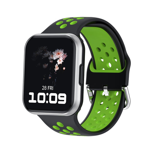 S226 1.72 inch Waterproof Smart Sports Watch Support Heart Rate Monitoring / Blood Pressure Monitoring(Silver Green) by bashfashion