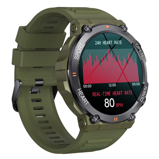 K56 Pro 1.39 inch Smart Silicone Strap Wristband Support Heart Rate Monitoring / Blood Pressure Monitoring(Green) by bashfashion