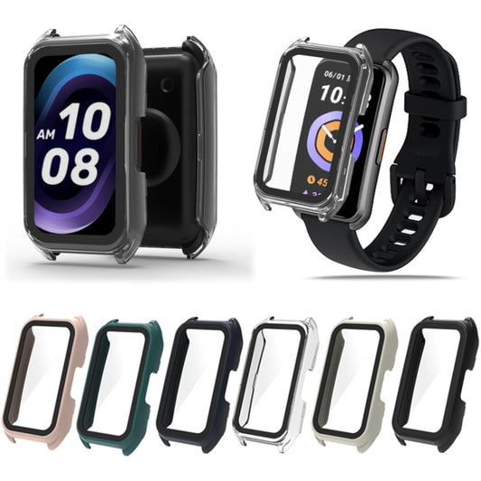 For Keep Band B4 PC Integrated Tempered Film Watch Case(Pine Green) by bashfashion