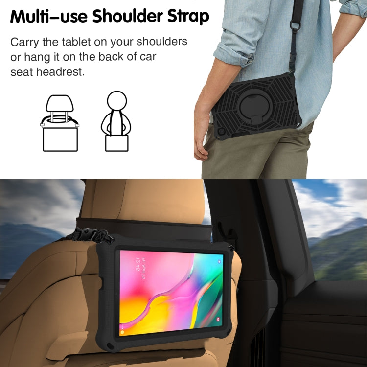 For Samsung Galaxy Tab A 8 SM-T290 Spider King Silicone Protective Tablet Case(Black) by bashfashion