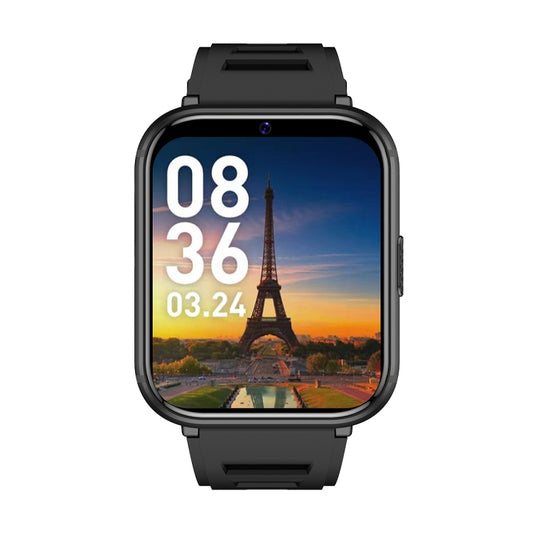 Q668 1.99 inch Screen 4G Smart Watch Android 9.0, Specification:4GB+64GB(Black) by bashfashion