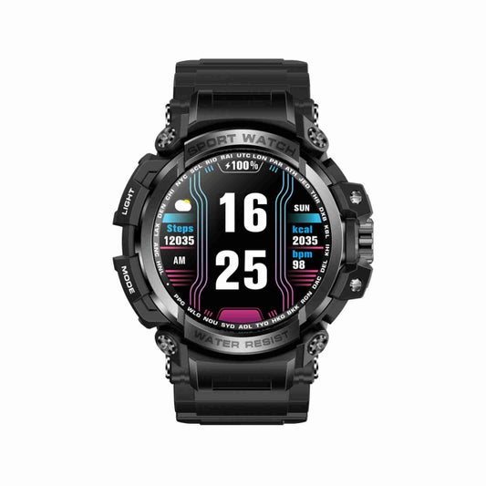 LC16 1.32 inch IP68 Waterproof Sports Outdoor Sport Smart Watch, Support Bluetooth Calling / Heart Rate Monitoring(Black) by bashfashion