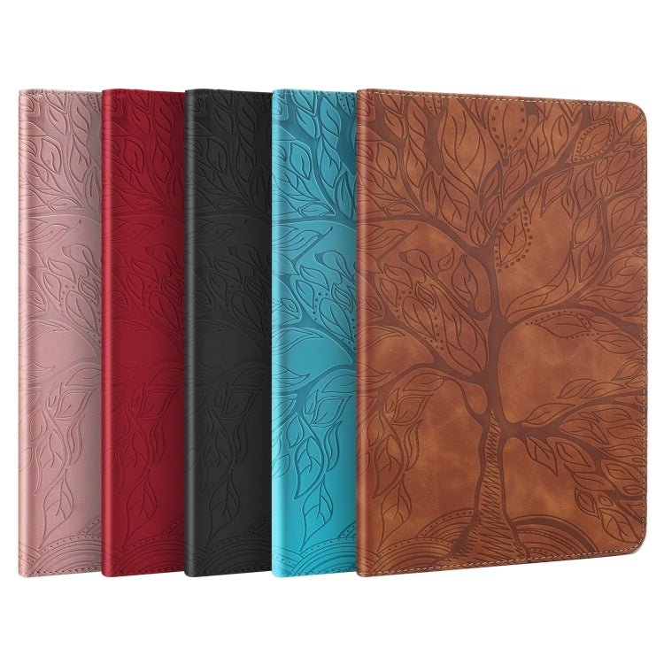 For Amazon Kindle 6 2022 Life Tree Series Horizontal Flip Leather Tablet Case(Brown) by bashfashion