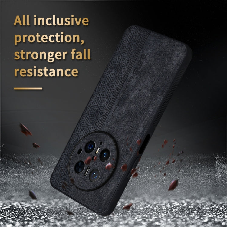 For Huawei Mate 70 Pro / 70 Pro+ AZNS 3D Embossed Skin Feel Phone Case(Black) by AZNS