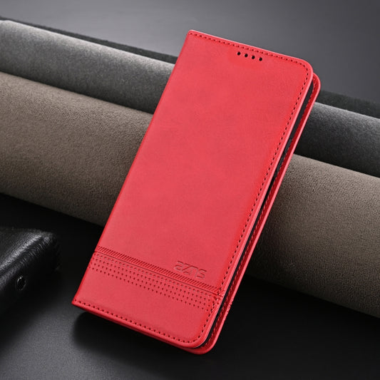 For Huawei Enjoy 70 AZNS Magnetic Calf Texture Flip Leather Phone Case(Red) by AZNS