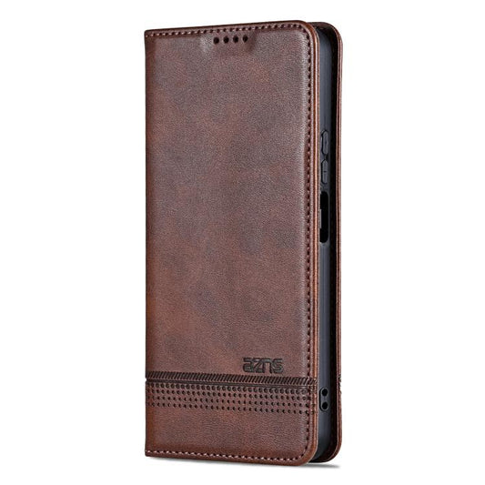 For Huawei Mate 70 Pro / 70 Pro+ AZNS Magnetic Calf Texture Flip Leather Phone Case(Dark Brown) by AZNS