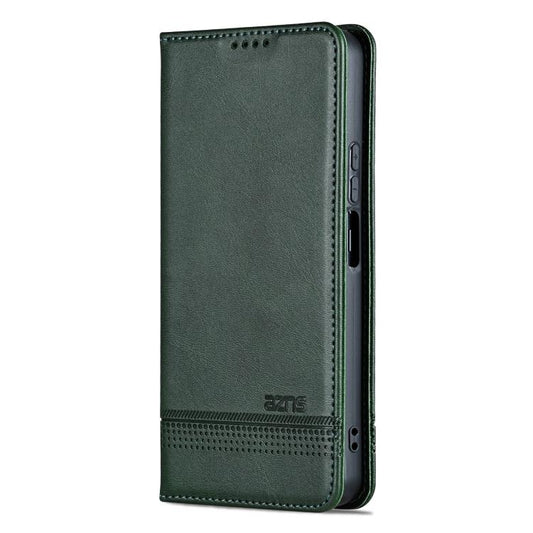 For Huawei Mate 70 AZNS Magnetic Calf Texture Flip Leather Phone Case(Dark Green) by AZNS