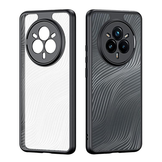 For Realme 14 Pro DUX DUCIS Aimo Series TPU + PC Frosted Feel Phone Case(Black) by DUX DUCIS