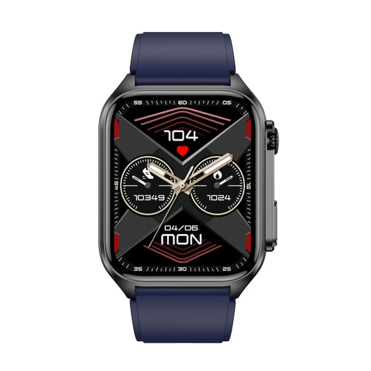 TK12 1.96 inch IP67 Waterproof Silicone Band Smart Watch Supports ECG / Remote Families Care / Bluetooth Call / Body Temperature Monitoring(Blue) by bashfashion