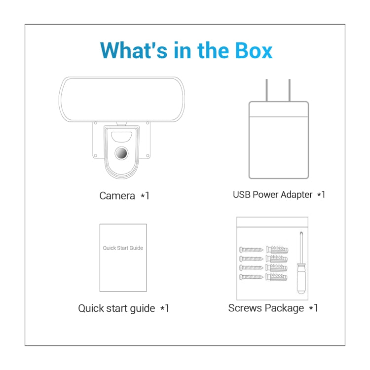 ESCAM QF615 3MP IP66 Waterproof WiFi IP Camera & Floodlight, Support Night Vision / PIR Motion Detection / Two-way Audio(EU Plug) by ESCAM
