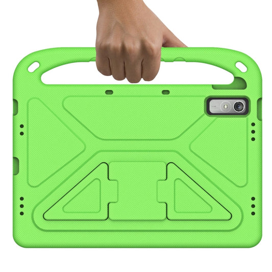 For Lenovo Tab P11 Gen 2 11.5 Handle EVA Shockproof Tablet Case with Holder(Green) by bashfashion