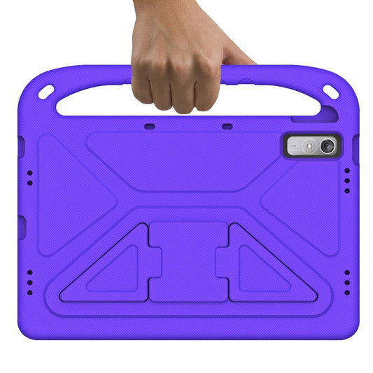 For Lenovo Tab P11 Gen 2 11.5 Handle EVA Shockproof Tablet Case with Holder(Purple) by bashfashion