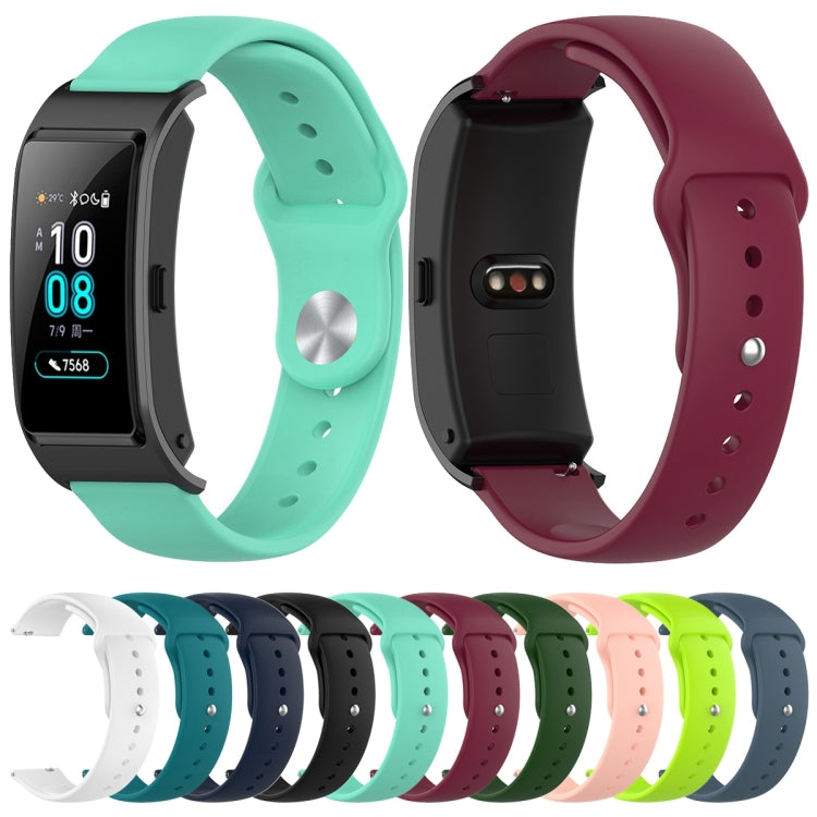 18mm Universal Reverse Buckle Wave Silicone Watch Band, Size:L(Light Pink) by bashfashion