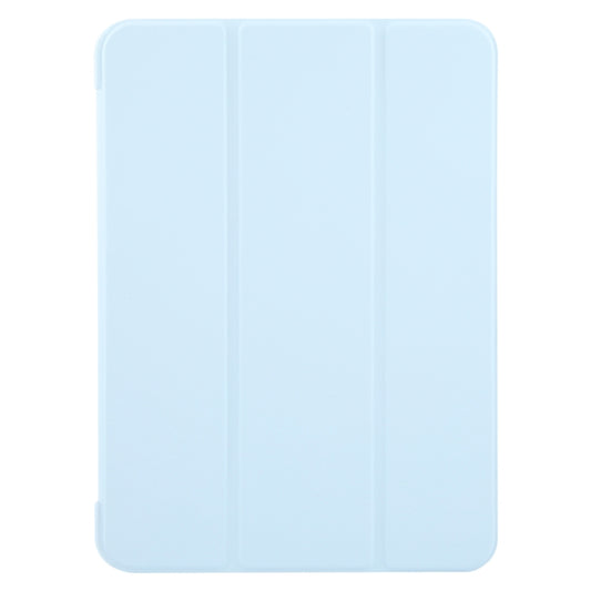 For iPad Pro 13 2025 / 2024 GEBEI 3-folding Holder Shockproof Flip Leather Tablet Case(Sky Blue) by GEBEI