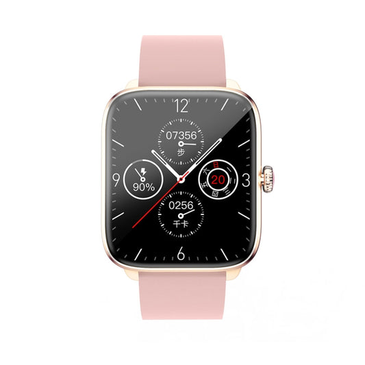 T20 1.96 inch IP67 Waterproof Silicone Band Smart Watch, Supports Dual-mode Bluetooth Call / Heart Rate Monitoring(Pink) by bashfashion