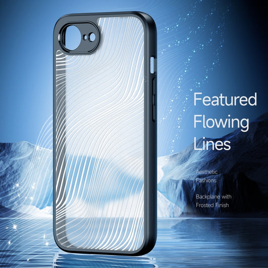 For iPhone 16e DUX DUCIS Aimo Series Frosted Feel Phone Case(Black) by DUX DUCIS