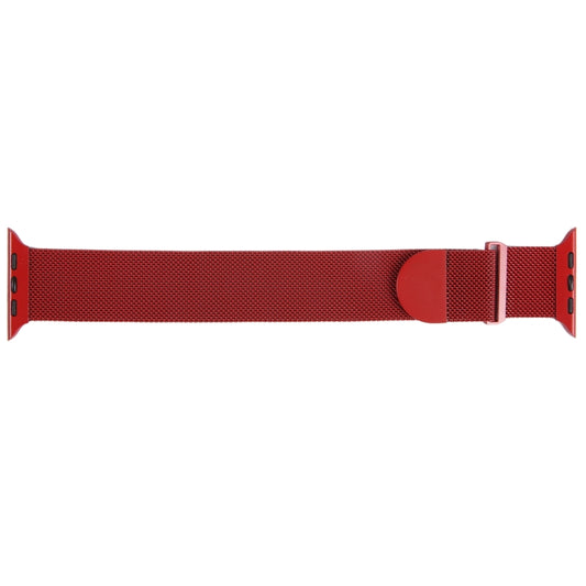 For Apple Watch Ultra 49mm Milanese Metal Magnetic Watch Band(Red) by bashfashion