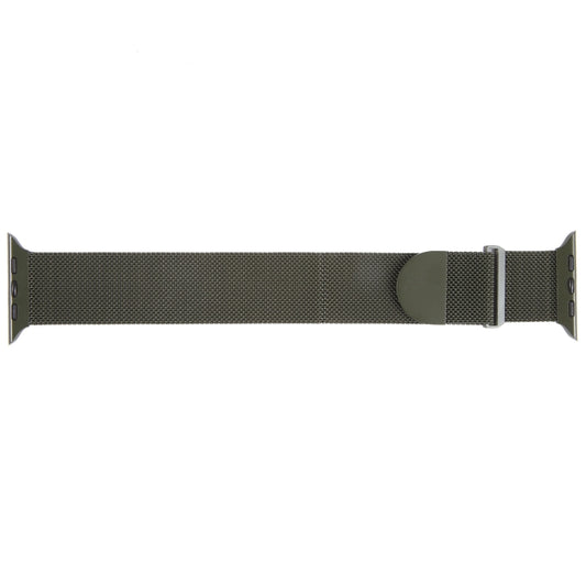 For Apple Watch Ultra 49mm Milanese Metal Magnetic Watch Band(Army Green) by bashfashion