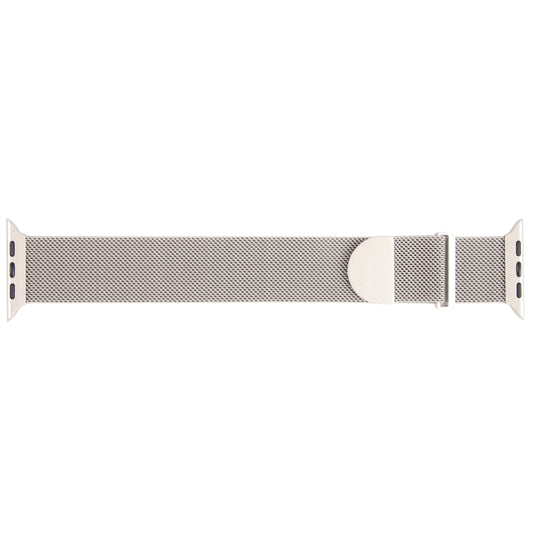 For Apple Watch Ultra 2 49mm Milanese Metal Magnetic Watch Band(Starlight) by bashfashion