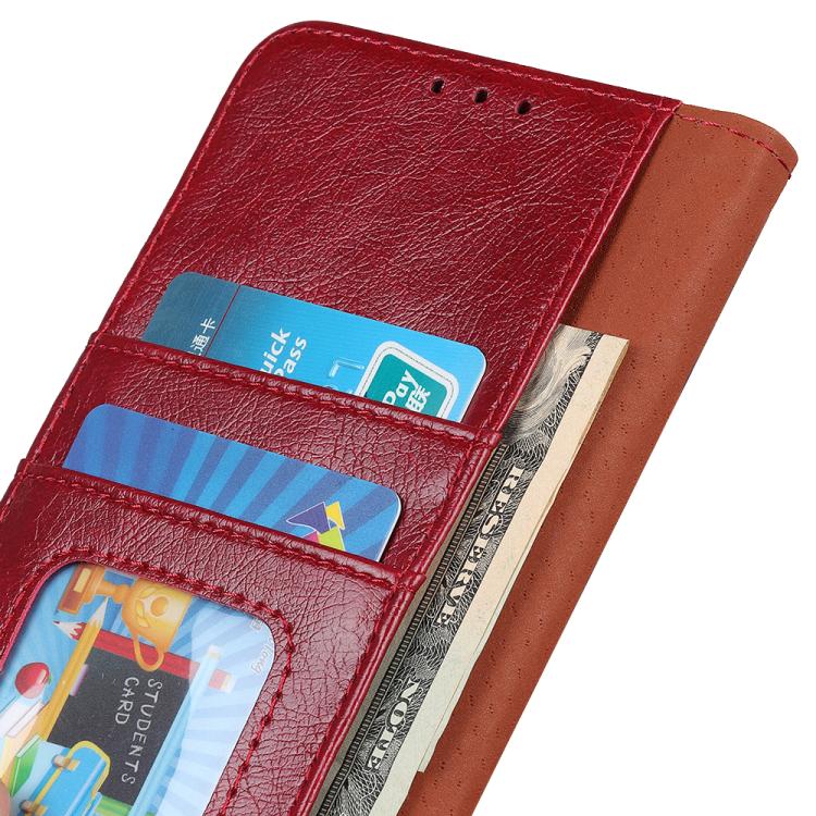 For iPhone 16e Nappa Texture Leather Case(Red) by bashfashion