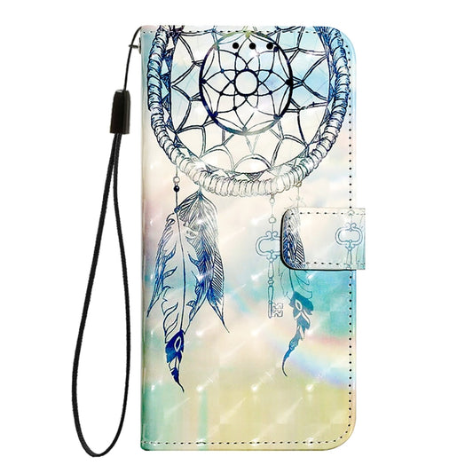 For iPhone 16e 3D Painting Horizontal Flip Leather Phone Case(Dream Wind Chimes) by bashfashion