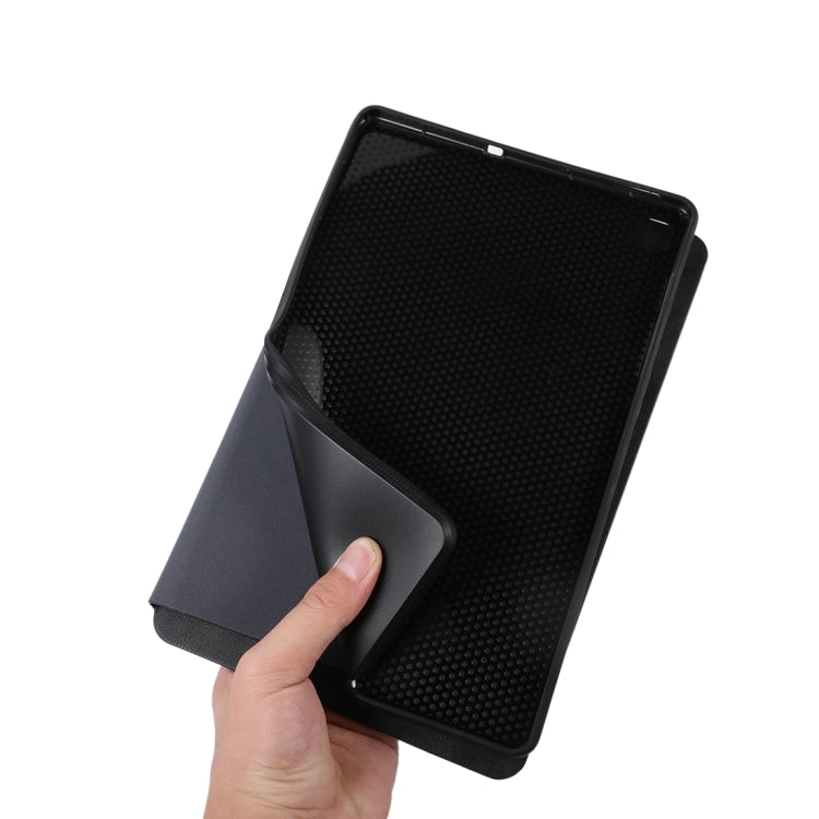 For Samsung Galaxy Tab S6 Lite P610 TPU Flip Tablet Protective Leather Case(Black) by bashfashion