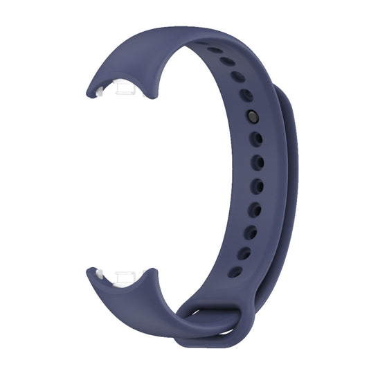 For Xiaomi Smart Band 10 / 9 / 8 Mijobs Solid Color Silicone Watch Band(Midnight Blue) by bashfashion