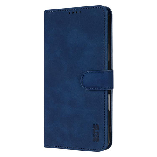 For iPhone 17 Pro AZNS Skin Feel Calf Texture Flip Leather Phone Case(Blue) by AZNS