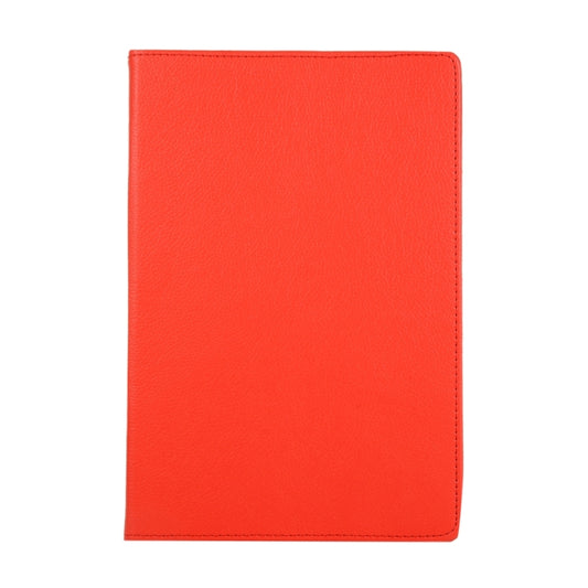 For Samsung Galaxy Tab S9 Ultra Litchi Texture 360 Degrees Rotation Holder Leather Tablet Case(Red) by bashfashion