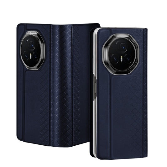 For Honor Magic V3 DUX DUCIS Bril Series PU + TPU Phone Case(Blue) by DUX DUCIS