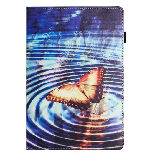 For Samsung Galaxy Tab A 10.1 2019 Sewing Litchi Texture Smart Leather Tablet Case(Butterfly) by bashfashion