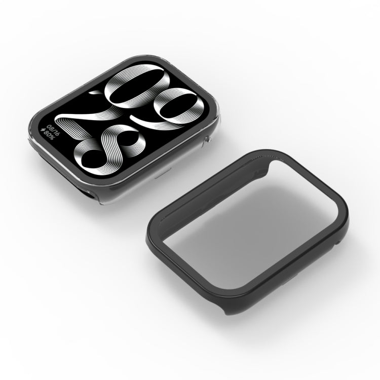 For Xiaomi Mi Band 8 Pro PC + Tempered Film Integrated Watch Protective Case(Transparent) by bashfashion