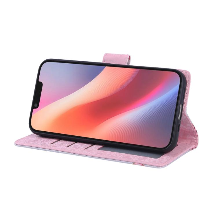 For iPhone 16e Bronzing Painting RFID Leather Case(Pastoral Rose) by bashfashion