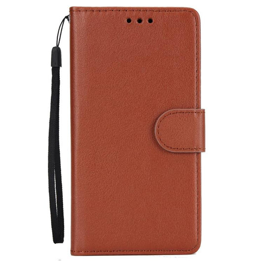 For iPhone 16e 3-Card Slots Multifunctional Leather Phone Case(Brown) by bashfashion