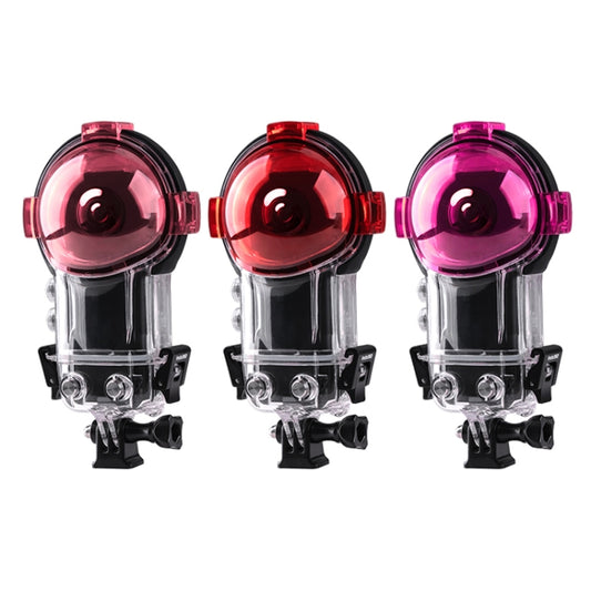 For Insta360 X3 Housing Diving Color Lens Filter(Red) by bashfashion