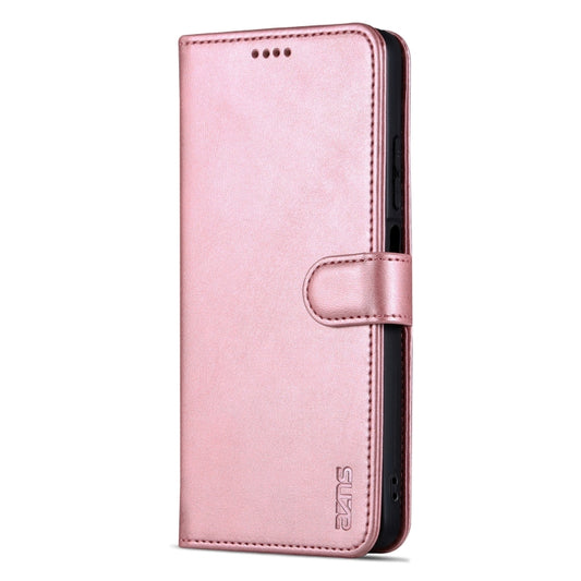 For Huawei Enjoy 60X/nova Y91 AZNS Skin Feel Calf Texture Flip Leather Phone Case(Rose Gold) by AZNS