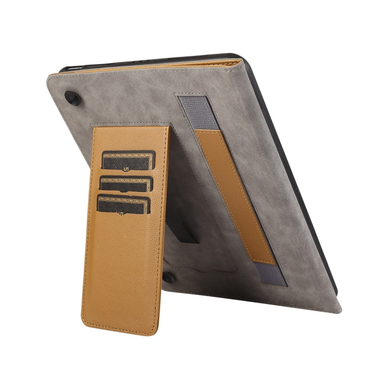 For Samsung Galaxy Tab S7 Lite / S7+ Litchi Texture Leather Sucker Tablet Case(Brown) by bashfashion