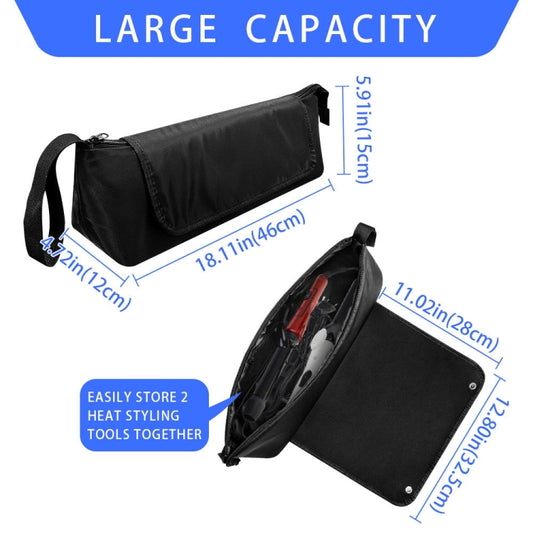 Hair Straightener and Curling Iron Hair Tool Storage Bag For Dyson(Pink) by bashfashion