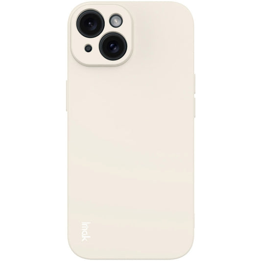 For iPhone 15 imak UC-4 Series Straight Edge TPU Phone Case(White) by imak