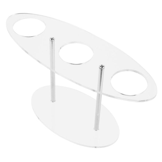 YX035 Acrylic Ice Cream Cone Rack Ice Cream Display Stand(Transparent) by bashfashion