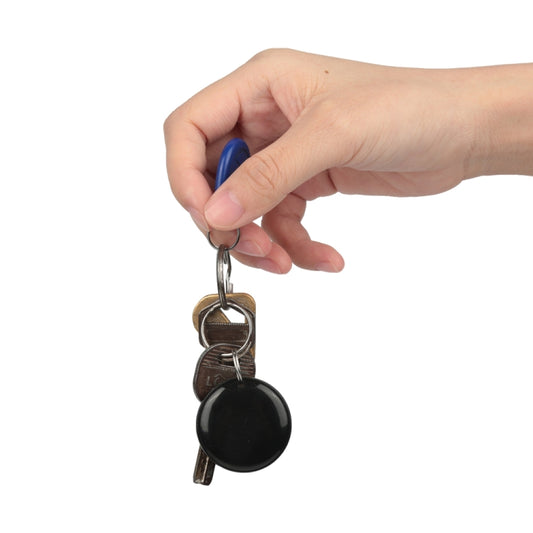 F6 Circular Global Location Tracker Anti-lost Device(Black) by bashfashion