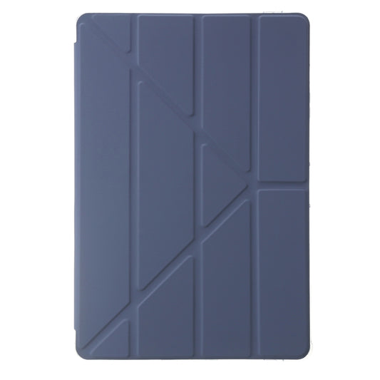 For Samsung Galaxy Tab S9 Clear Acrylic Deformation Leather Tablet Case(Lavender) by bashfashion