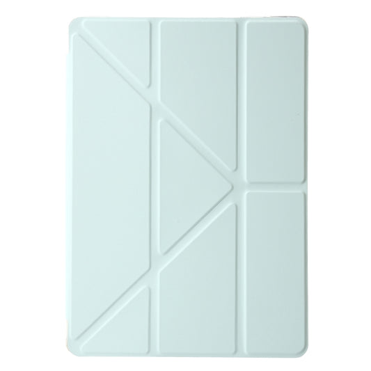 For Samsung Galaxy Tab A9+ Clear Acrylic Deformation Leather Tablet Case(Green) by bashfashion