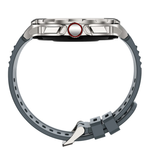 V69 IP68 BT5.0 1.85inch Smart Watch Support Voice Call / Sleep Detection(Silver) by bashfashion