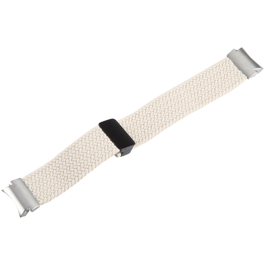 For Samsung Galaxy Watch 6 / 5 / 4 Magnetic Fold Buckle Nylon Woven Watch Band(Starlight Color) by bashfashion