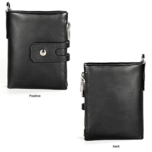 3515 Antimagnetic RFID Multi-function Leather Men Wallet with Card Holder(Black) by bashfashion