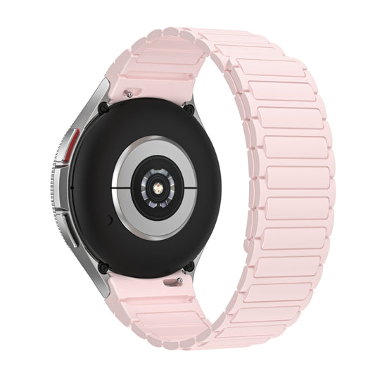 For Samsung Galaxy Watch 6 / 5 / 4 Magnetic Loop Silicone Watch Band(Pink) by bashfashion